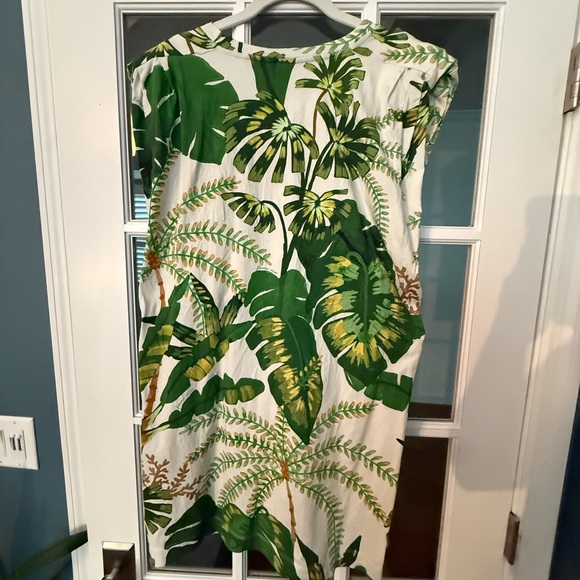 FARM Rio Green Leaf Print Mini Dress - Picture 3 of 3